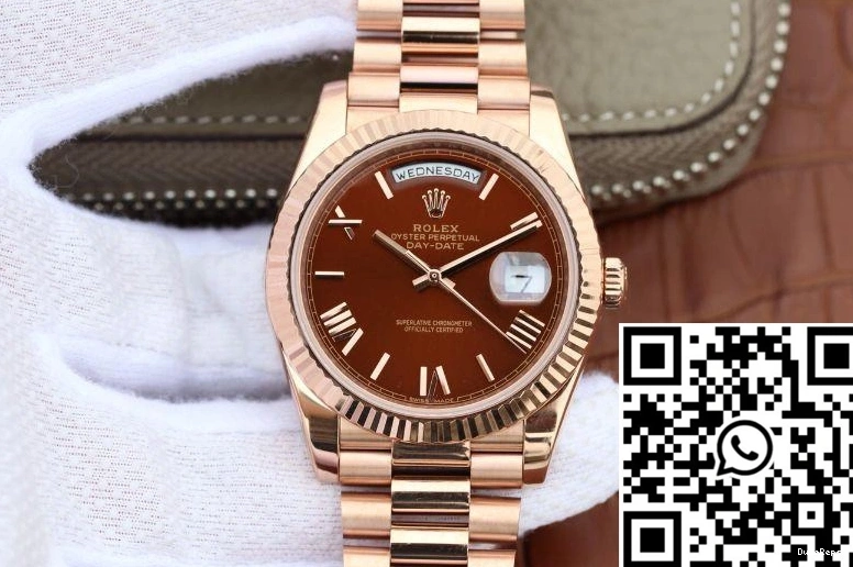 Dial Brown Date Factory EW 228235 Day Rolex 40mm 0401